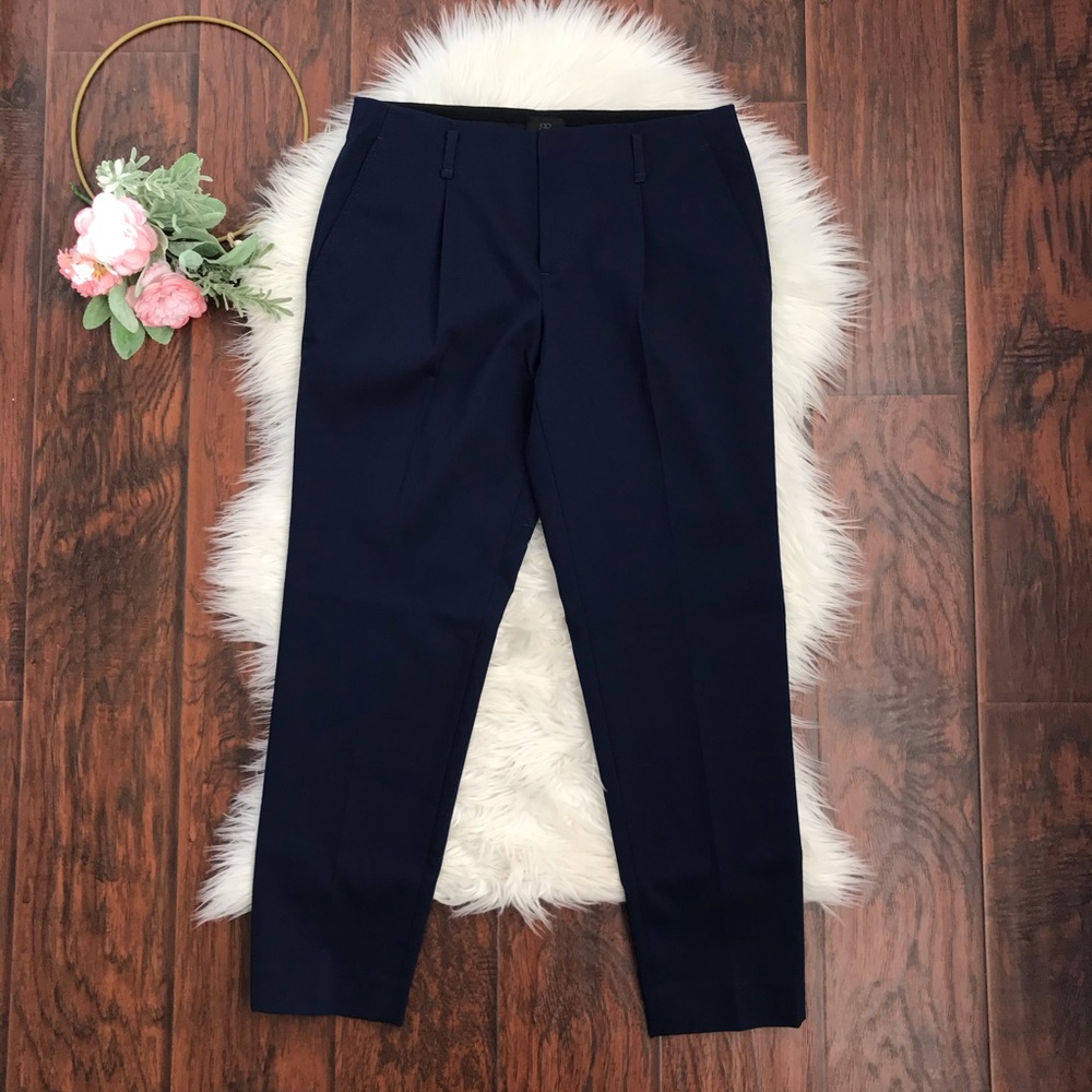 Banana Republic Monogram Blue Tapered Slim Pants